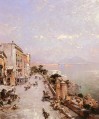 BelgianA View Of Posilippo Naples Franz Richard Unterberger Venice